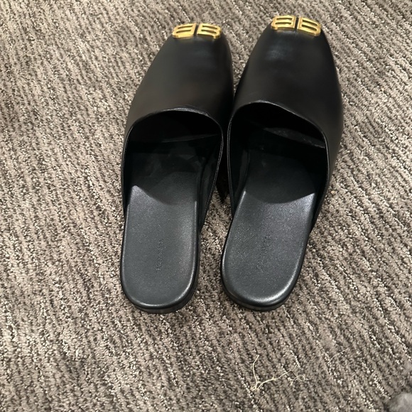 BB BALENCIAGA Men’s Leather slides EU 46. New without tags. - Picture 7 of 11